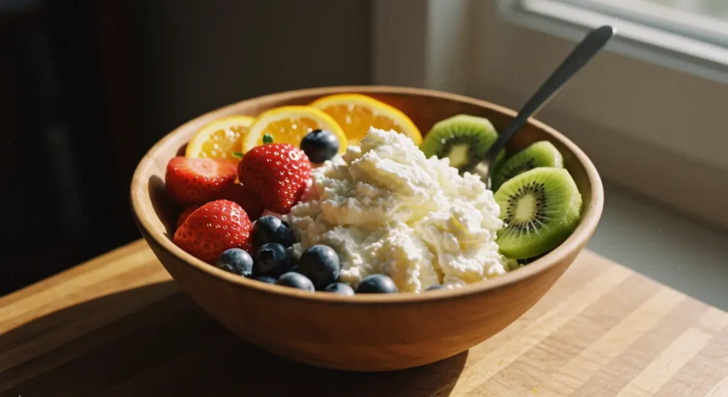 Cottage Cheese and Fruit Bowl