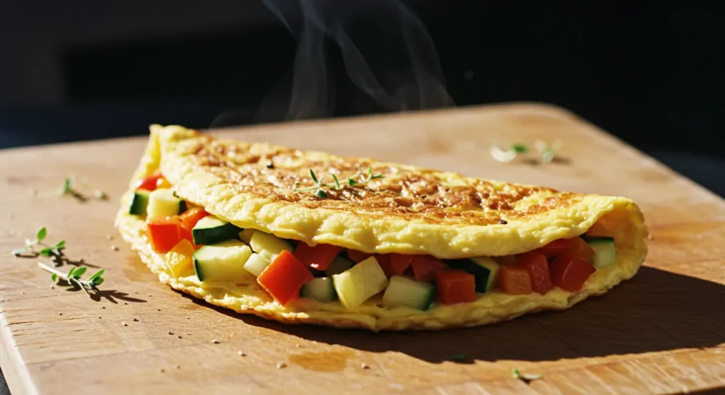 Egg White Veggie Omelet