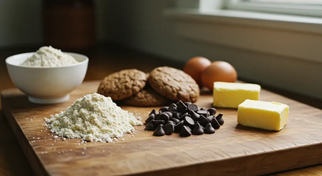 Almond flour chocolate chip cookies