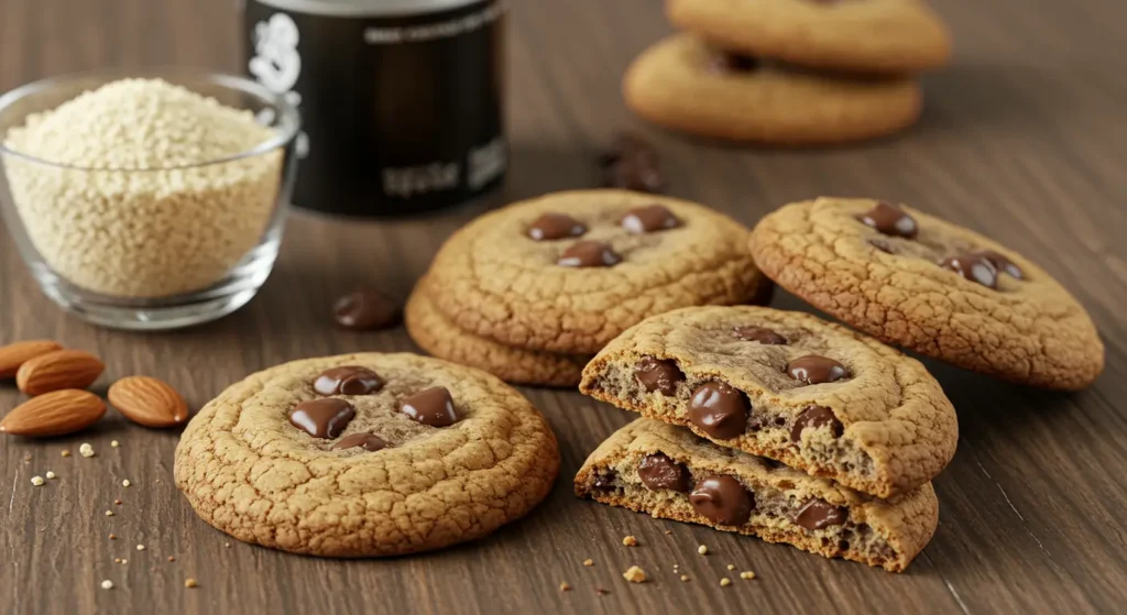 Almond flour chocolate chip cookies