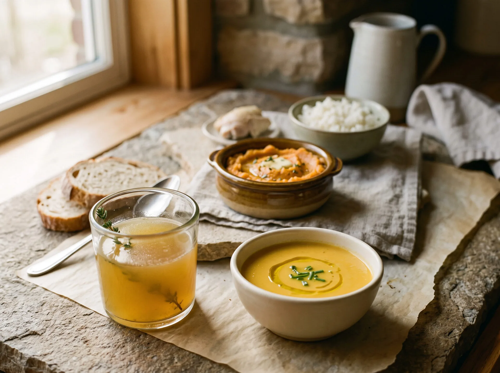 Reintroducing foods after a liquid diet