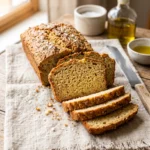 dairy free keto bread with olive oil loaf