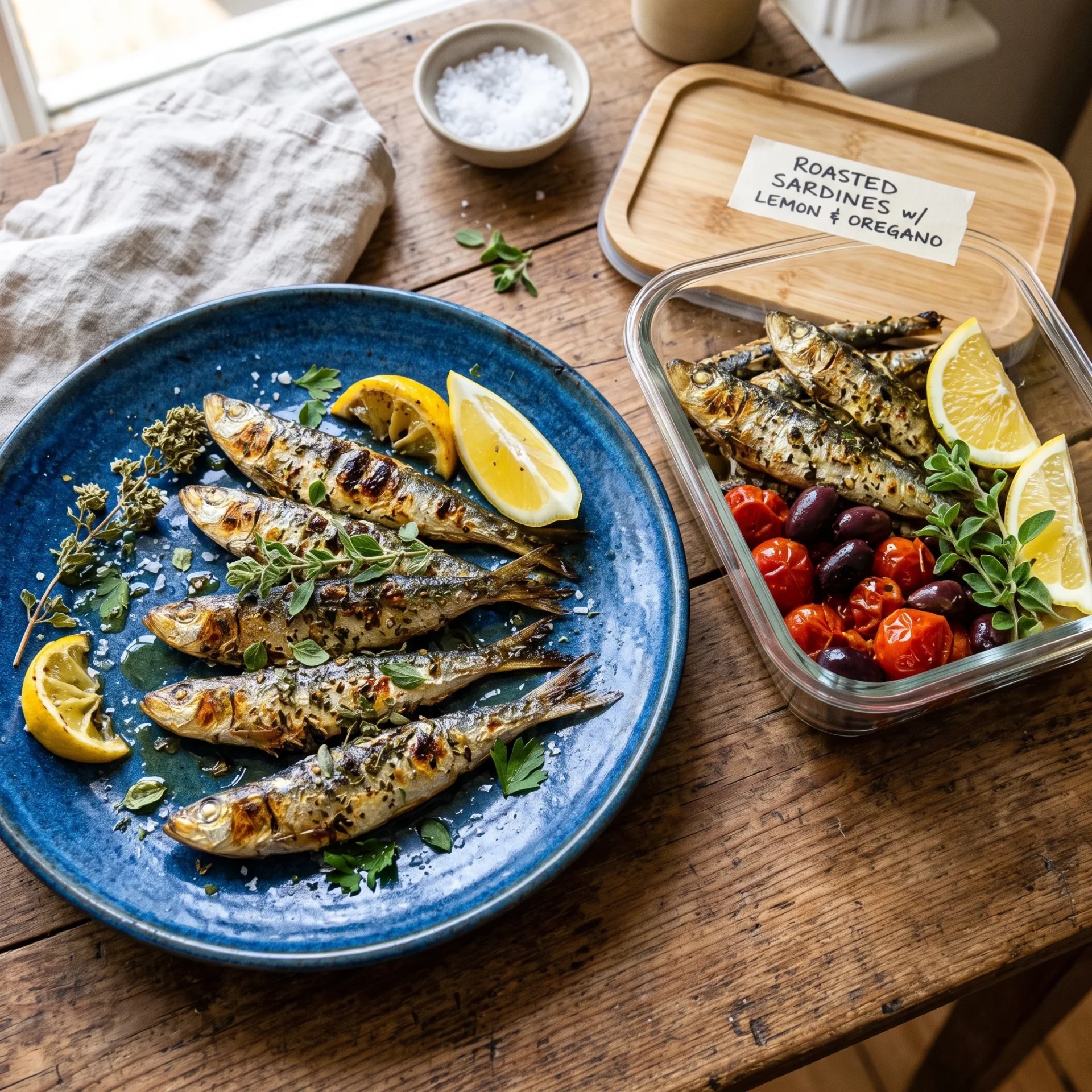 Storage for Greek Roasted Sardines with Lemon and Oregano (12 Minutes)